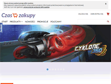 Tablet Screenshot of czasnazakupy.pl